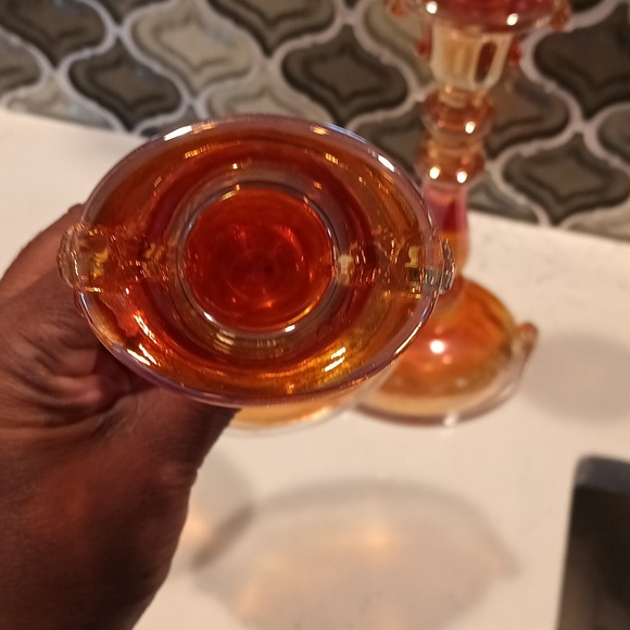 Set of 2 beautiful vintage candle holder - Picture 7 of 9